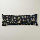 ヴィンテージ素朴フローラ敷物パターン ボディピロー (裏面)