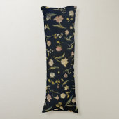 ヴィンテージ素朴フローラ敷物パターン ボディピロー (正面縦)