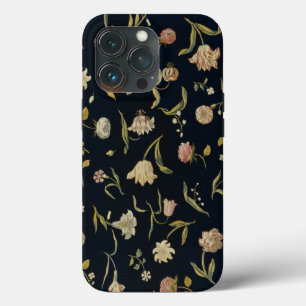 ヴィンテージ素朴フローラ敷物パターン iPhone 13 PROケース