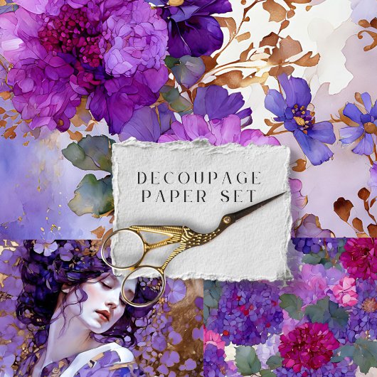 ヴィンテージ素朴フローラ植物分離 ラッピングペーパーシート