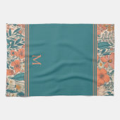 ヴィンテージ素朴フローラ キッチンタオル (横)