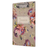 ヴィンテージ素朴フローラ クリップボード (左)