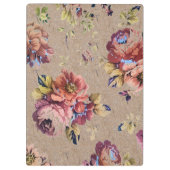 ヴィンテージ素朴フローラ クリップボード (裏面)