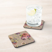 ヴィンテージ素朴フローラ コースター (右側)