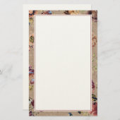 ヴィンテージ素朴フローラ 便箋 (正面/裏面)