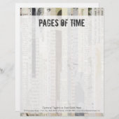 ヴィンテージ素朴ブックエフェメラタイプライターヘッド レターヘッド (正面/裏面)