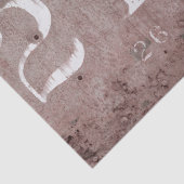 ヴィンテージ素朴ブラウンのテクスチャトレイン番号 薄葉紙 (詳細)