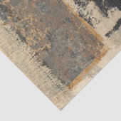 ヴィンテージ素朴ブラウンフローラ動揺してテクスチャ 薄葉紙 (詳細)