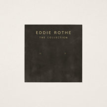 ヴィンテージ素朴ブラックスタッドイヤリングディスプレイカード