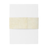 ヴィンテージ素朴ブラックフローリッシュ結婚パーチメント 招待状ベリーバンド (裏面例)