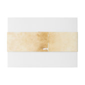 ヴィンテージ素朴ブラック・フローリッシュ・パーチメント 招待状ベリーバンド (裏面例)