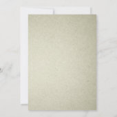 ヴィンテージ素朴ブルーとグリーンの結婚式招待状 招待状 (裏面)