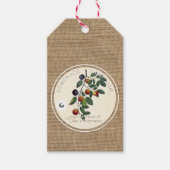 ヴィンテージ素朴プラムジャム企業のギフトラベル ギフトタグ (正面)