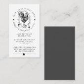 ヴィンテージ素朴ヘンチキンニークファーム 名刺 (正面/裏面)