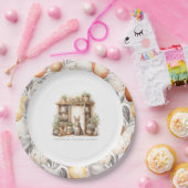 ヴィンテージ素朴ベージュイースター ペーパープレート (パーティー)