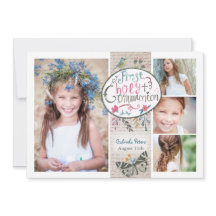 ヴィンテージ素朴ベージュファースト聖餐式フローラ