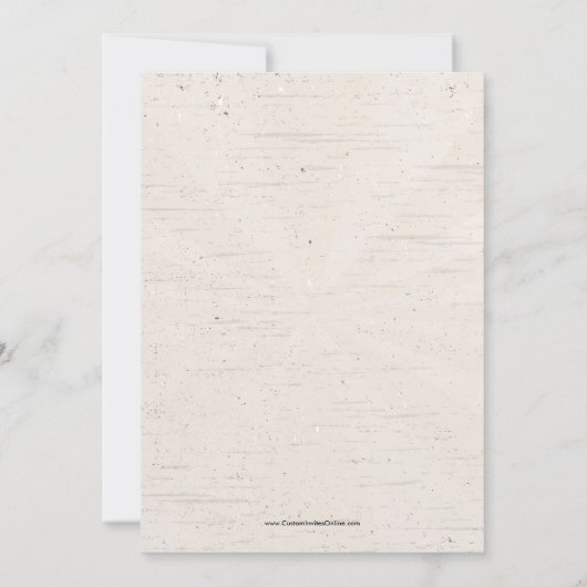 ヴィンテージ素朴ベージュ卒業パーティー招待状 招待状 (裏面)