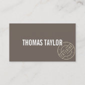 ヴィンテージ素朴ホッはっきりしたト/ブラウンII 名刺 (裏面)