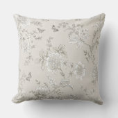 ヴィンテージ素朴ボタニカルトイレファームハウスバーラップ クッション (正面)