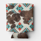 ヴィンテージ素朴ボホサウスウエスコーヒドターコイズ 缶クーラー (裏面)