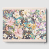 ヴィンテージ素朴ボーフローラ結婚ズ ゲストブック (裏面)