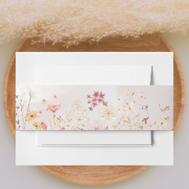 ヴィンテージ素朴ボーフローラ結婚ズ 招待状ベリーバンド