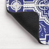 ヴィンテージ素朴ポルトガルタイルパターン – アズレホ マウスパッド (コーナー)