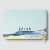 ヴィンテージ素朴マウンテンキャビンロッジゲストブック ゲストブック (裏面)