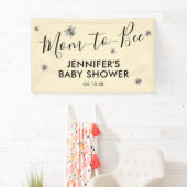 ヴィンテージ素朴ママへベイビーシャワー 横断幕 (インサイチュ)