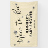ヴィンテージ素朴ママへベイビーシャワー 横断幕 (縦)