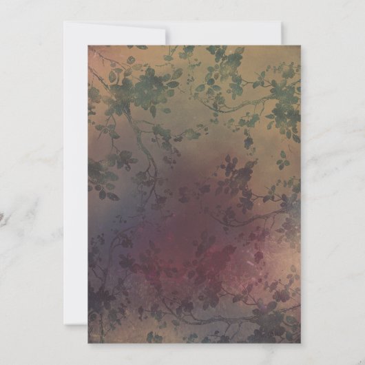 ヴィンテージ素朴メイソンの瓶ライト赤ちゃんシャワー 招待状 (裏面)