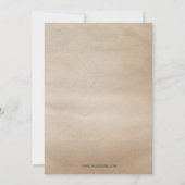 ヴィンテージ素朴メモリアルデー誕生日パーティ招待状 招待状 (裏面)