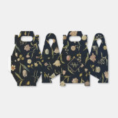 ヴィンテージ素朴モノグラムフローララグ模様 フェイバーボックス (折り畳みなし)