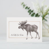 ヴィンテージ素朴モース商品券 (スタンド正面)