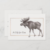 ヴィンテージ素朴モース商品券 (正面/裏面)