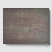 ヴィンテージ素朴ランタンウッドバ結婚ンズ ゲストブック (裏面)