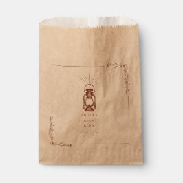 ヴィンテージ素朴ランタンテラコッタ結婚式の引き出物タ フェイバーバッグ