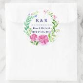 ヴィンテージ素朴リース結婚の ラウンドシール (バッグ)