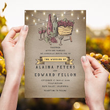 ヴィンテージ素朴レトロヴィネヤードワイナリー結婚ズ