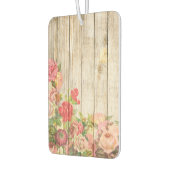 ヴィンテージ素朴ロマンバラウッド カーエアーフレッシュナー (左)