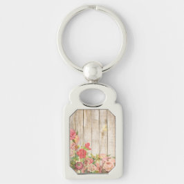 ヴィンテージ素朴ロマンバラウッド キーホルダー