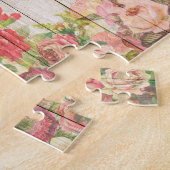 ヴィンテージ素朴ロマンバラウッド ジグソーパズル (側面)