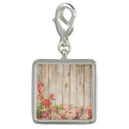 ヴィンテージ素朴ロマンバラウッド チャーム