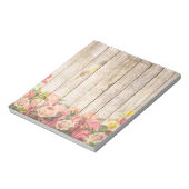 ヴィンテージ素朴ロマンバラウッド ノートパッド (回転)