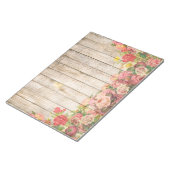 ヴィンテージ素朴ロマンバラウッド ノートパッド (アングル)