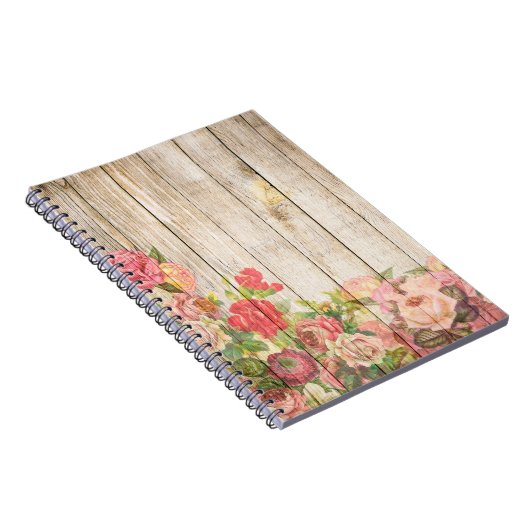 ヴィンテージ素朴ロマンバラウッド ノートブック (右側)