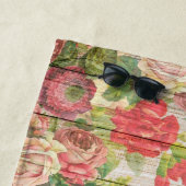 ヴィンテージ素朴ロマンバラウッド ビーチタオル (インサイチュ)