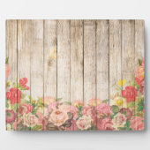 ヴィンテージ素朴ロマンバラウッド フォトプラーク (正面)