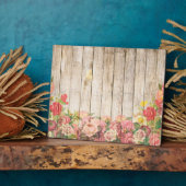 ヴィンテージ素朴ロマンバラウッド フォトプラーク (側面)