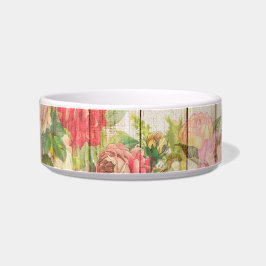 ヴィンテージ素朴ロマンバラウッド ボウル